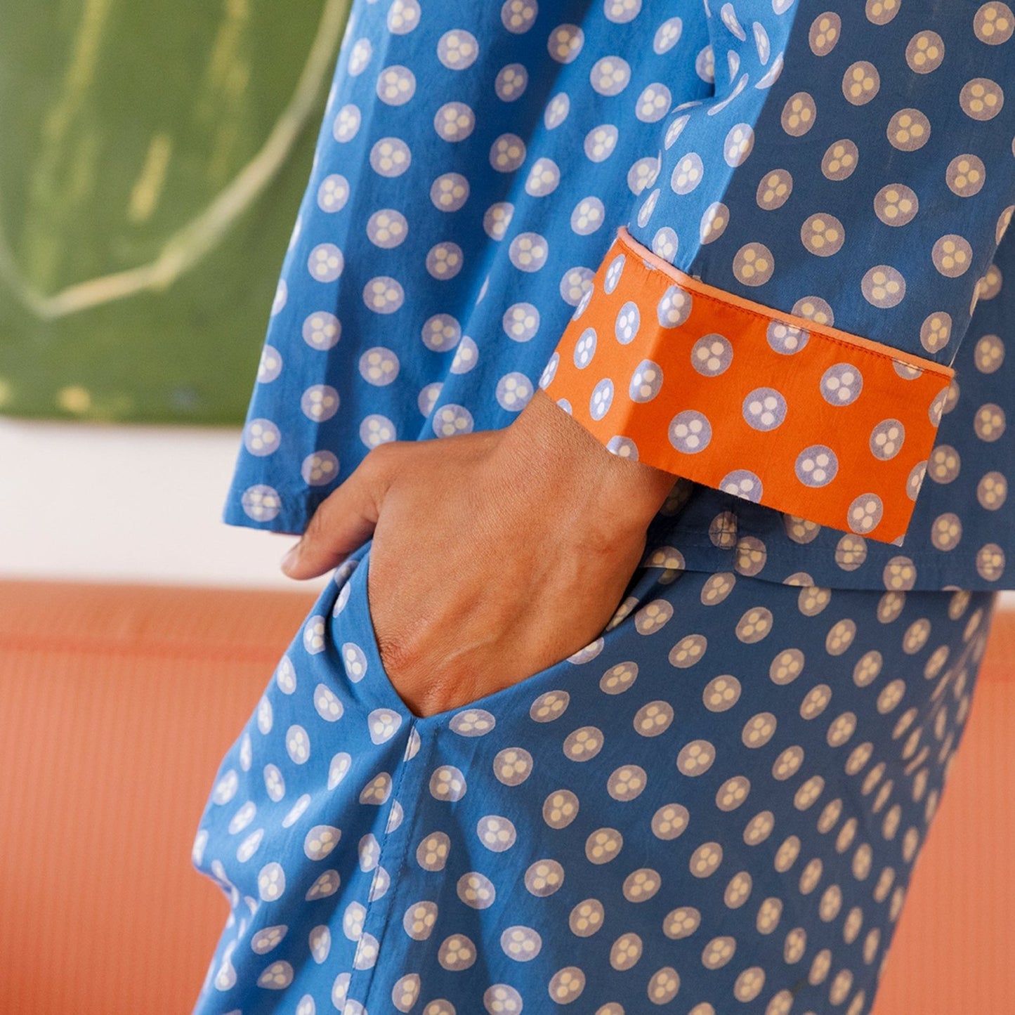 Block Shop · Triple Dot Pajama Set | Royal | socius design in Rochester, MN