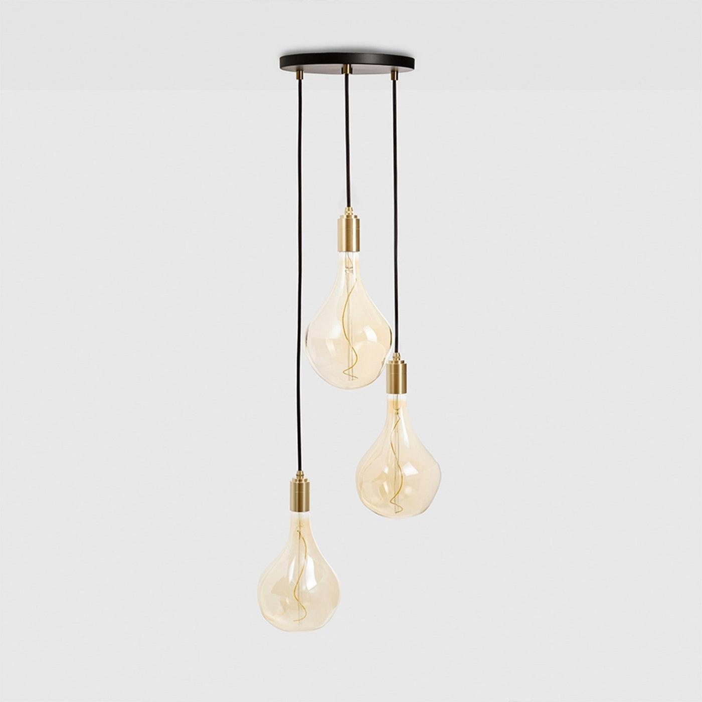 Tala US · Triple Pendant in Brass + Voronoi II | socius design in Rochester, MN