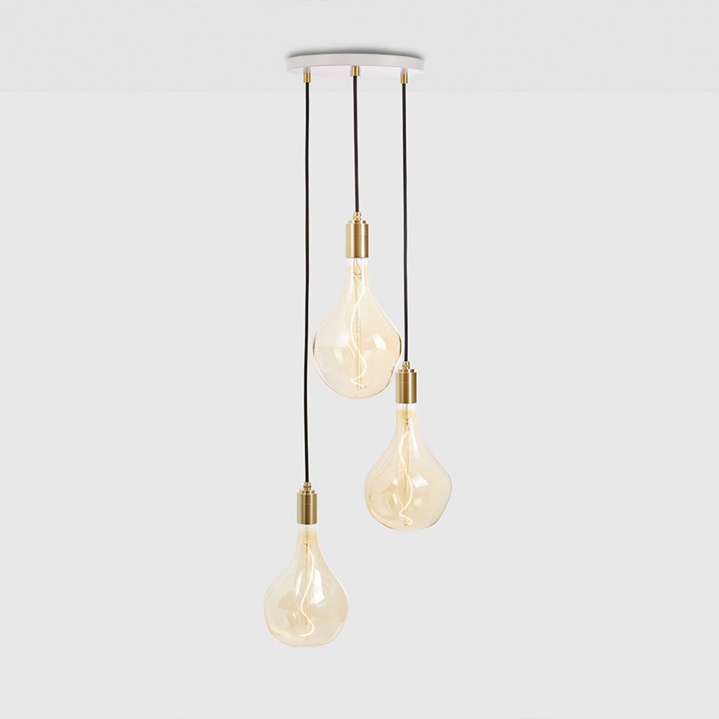 Tala US · Triple Pendant in Brass + Voronoi II | socius design in Rochester, MN