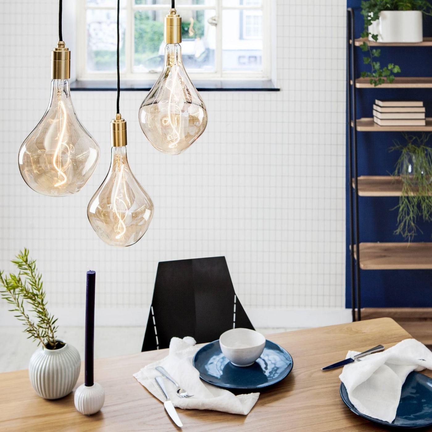 Tala US · Triple Pendant in Brass + Voronoi II | socius design in Rochester, MN