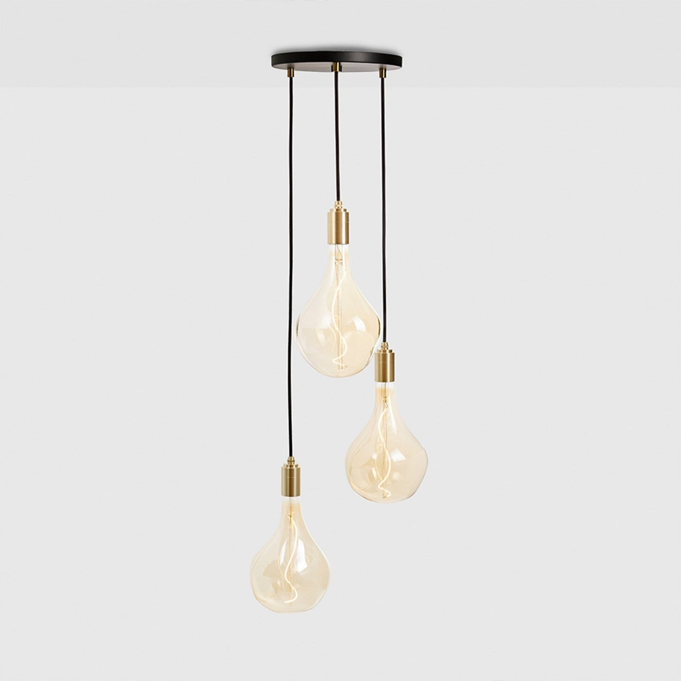 Tala US · Triple Pendant in Brass + Voronoi II | socius design in Rochester, MN