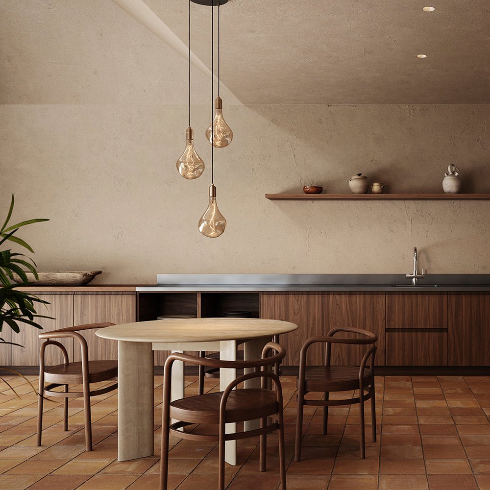 Tala US · Triple Pendant in Brass + Voronoi III | socius design in Rochester, MN