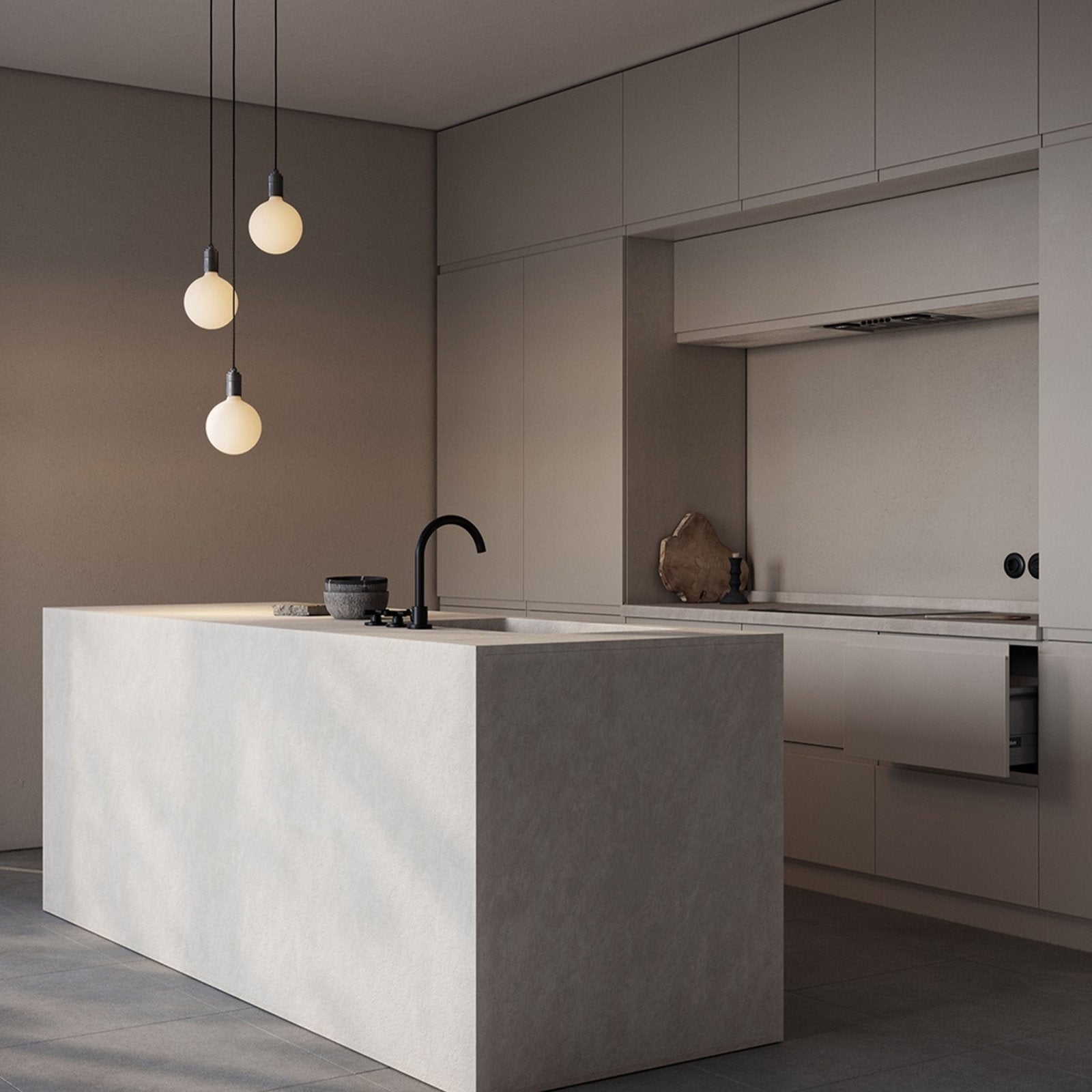 Tala US · Triple Pendant in Graphite + Sphere IV | socius design in Rochester, MN