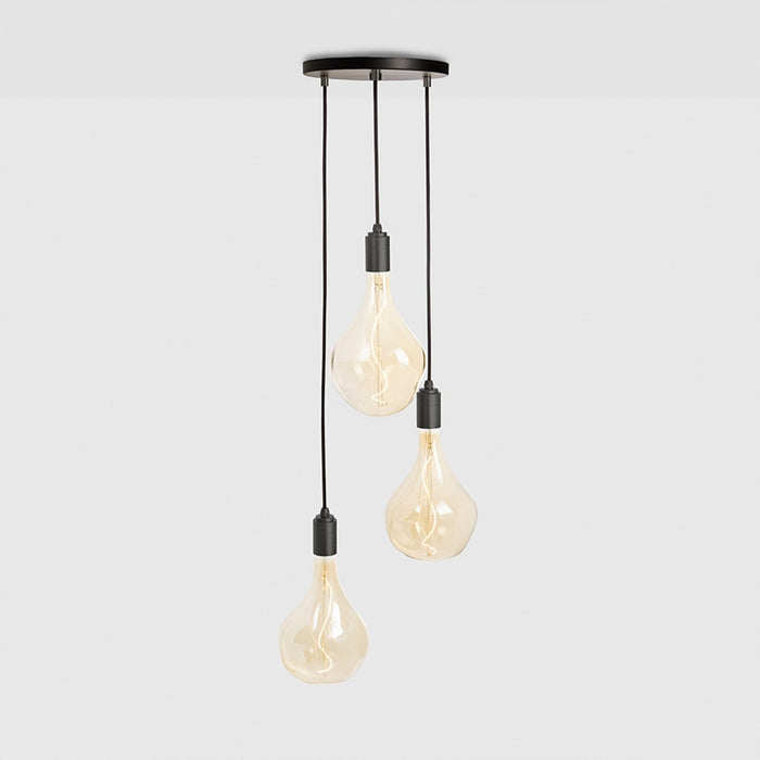 Tala US · Triple Pendant in Graphite + Voronoi II - Black Canopy | socius design in Rochester, MN