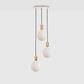 Tala US · Triple Pendant in Oak + Sphere IV - White Canopy | socius design in Rochester, MN