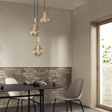 Tala US · Triple Pendant in Oak + Voronoi II - White Canopy | socius design in Rochester, MN
