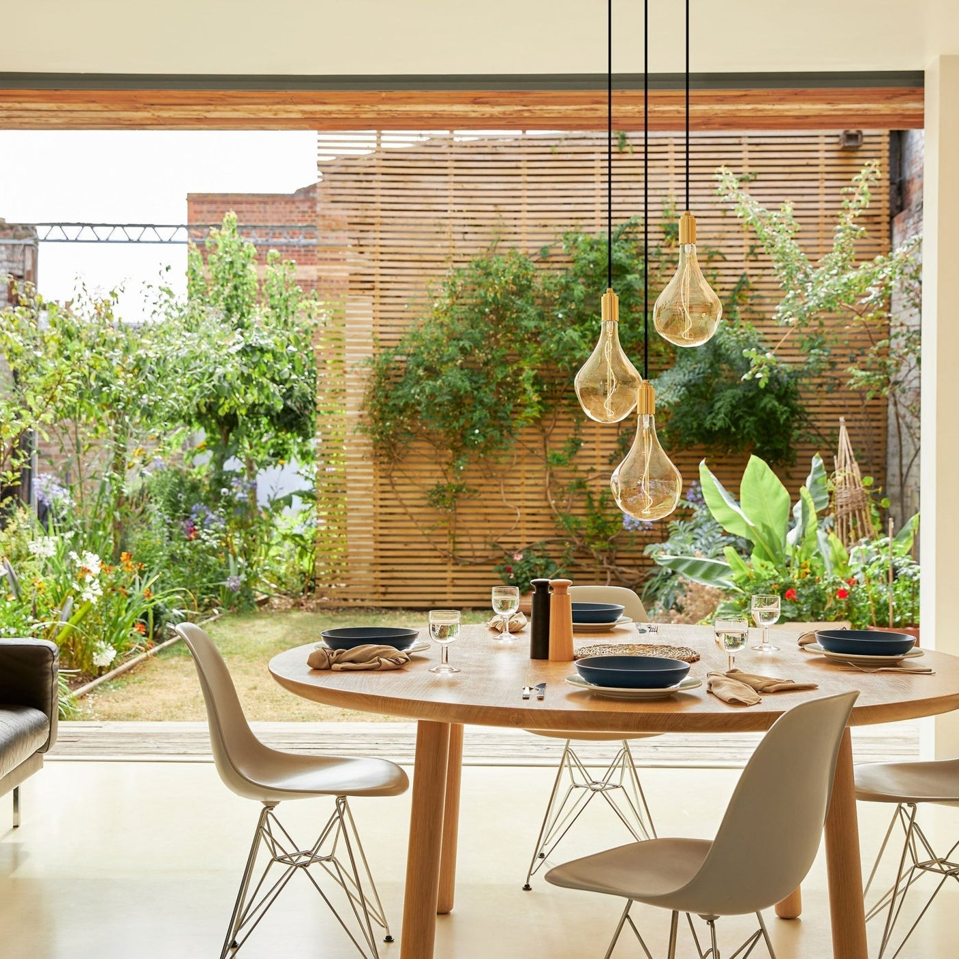 Tala US · Triple Pendant in Walnut - Black Canopy | socius design in Rochester, MN