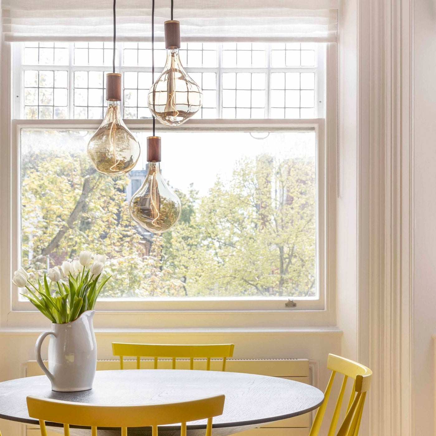 Tala US · Triple Pendant in Walnut - Black Canopy | socius design in Rochester, MN