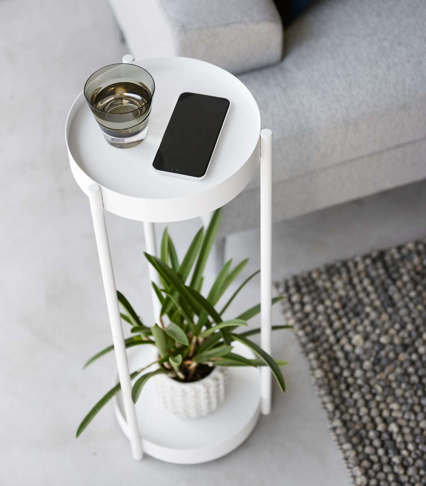 Yamazaki Home · Two - Tier Steel Rolling Plant Stand (28" H) · Yamazaki Home | socius design in Rochester, MN