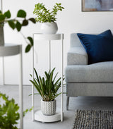Yamazaki Home · Two - Tier Steel Rolling Plant Stand (28" H) · Yamazaki Home | socius design in Rochester, MN