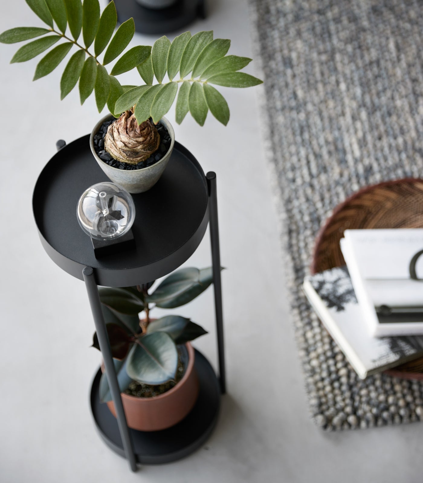 Yamazaki Home · Two - Tier Steel Rolling Plant Stand (28" H) · Yamazaki Home | socius design in Rochester, MN