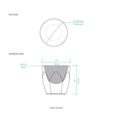 Espresso Parts · Vero Cortado Glass (4.25oz) - Amber | socius design in Rochester, MN