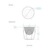 Espresso Parts · Vero Cortado Glass (4.25oz) - Clear | socius design in Rochester, MN