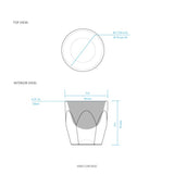 Espresso Parts · Vero Cortado Glass (4.25oz) - Smoke | socius design in Rochester, MN