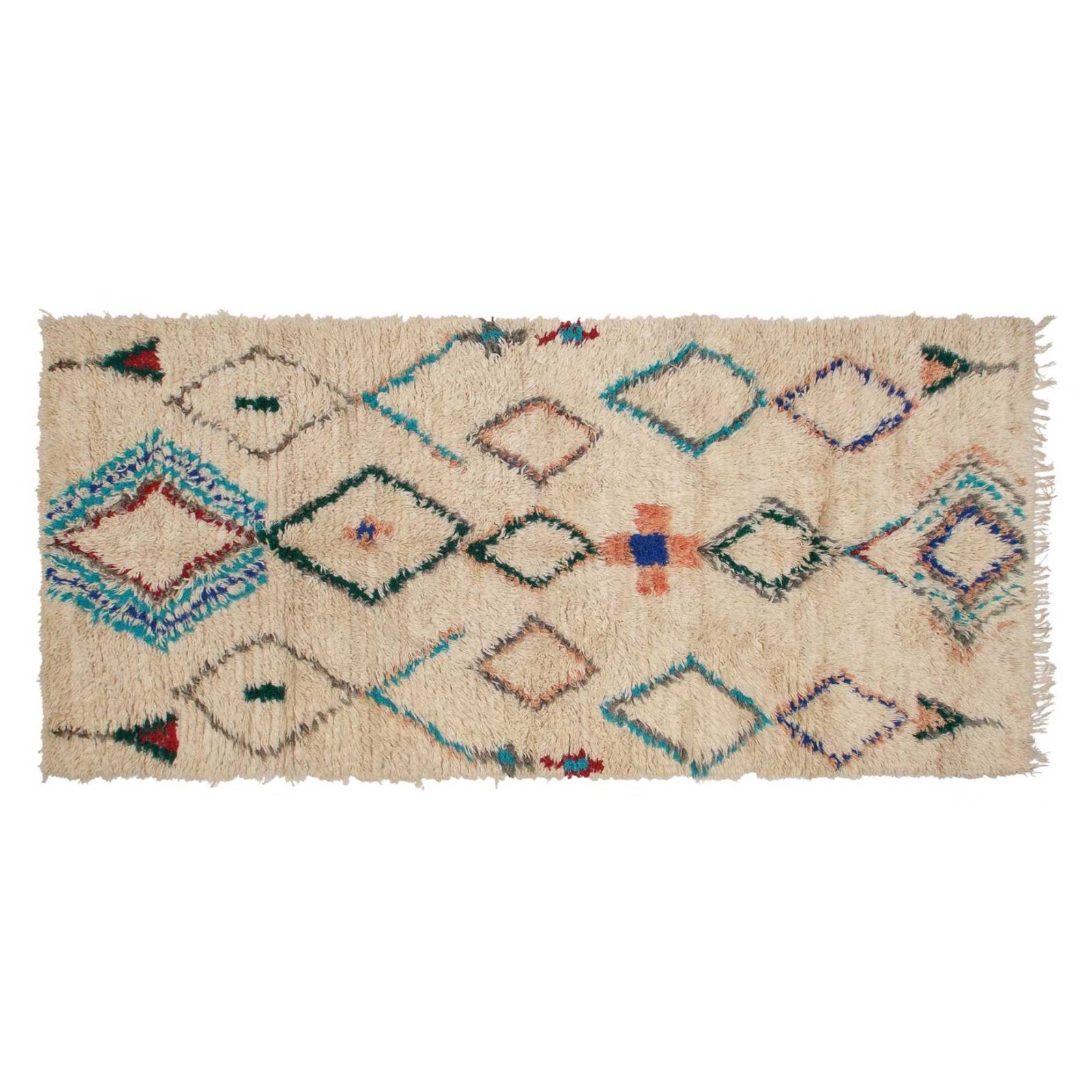 Revival · Vintage Hand - Knotted Moroccan Wool Rug · 3'11" x 8'8" | socius design in Rochester, MN
