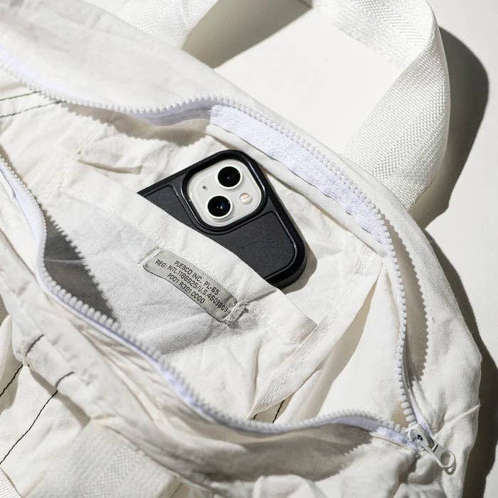 Puebco · Vintage Parachute Tote Bag · White Belt | socius design in Rochester, MN