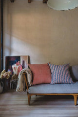 Soil to Studio · Vipin Hand Block - Printed Linen Pillow · Indigo | socius design in Rochester, MN