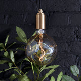Voronoi I Plug-In Pendant in Brass, socius design