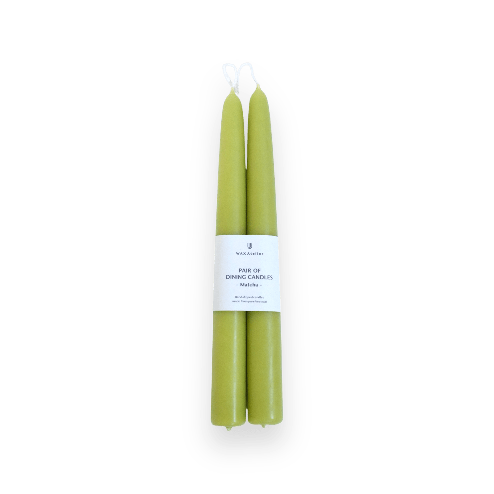 Wax Atelier · Wax Atelier Beeswax Dining Candles · Matcha | socius design in Rochester, MN