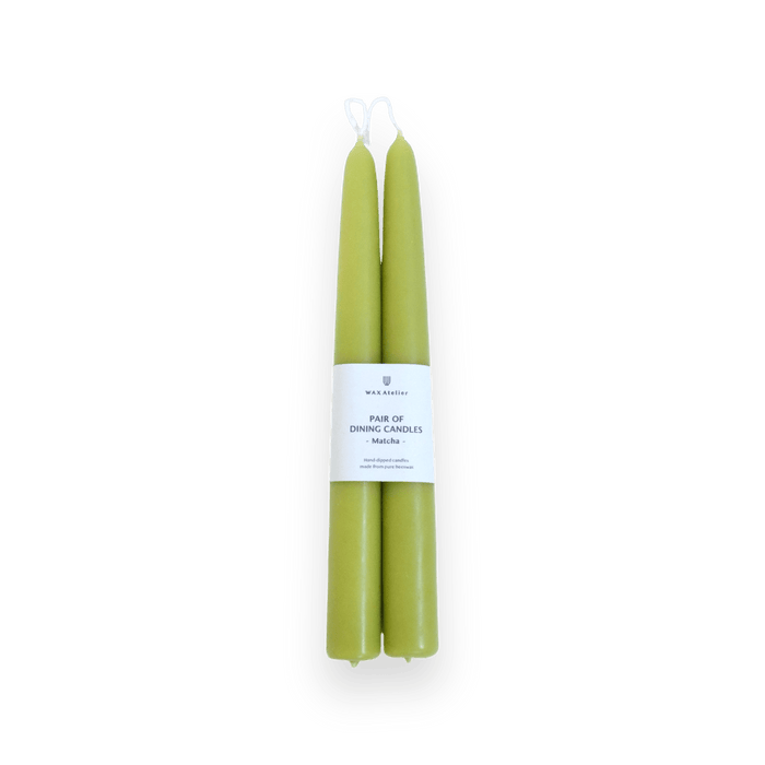 Wax Atelier · Wax Atelier Beeswax Dining Candles · Matcha | socius design in Rochester, MN
