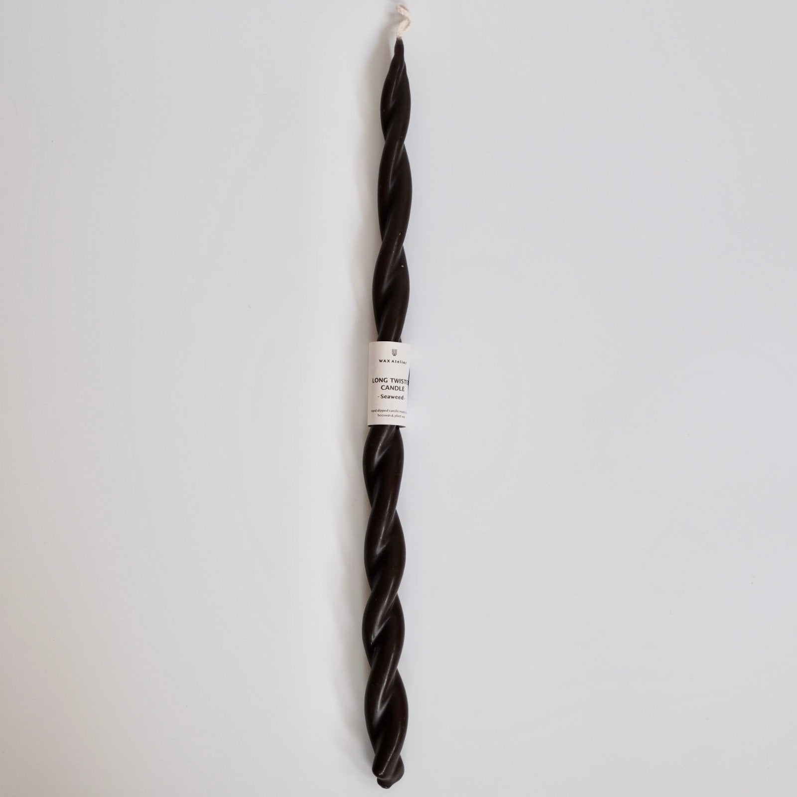 Wax Atelier · Wax Atelier Long Twisted Beeswax Candle · Seaweed | socius design in Rochester, MN