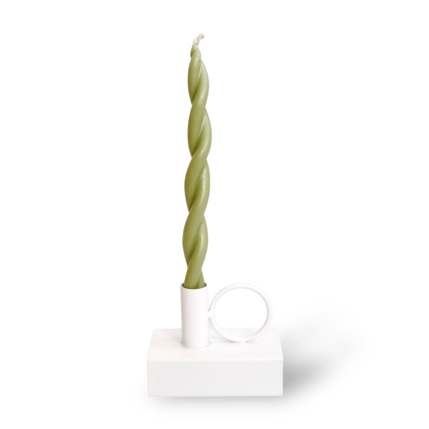 Wax Atelier · Wax Atelier Twisted Beeswax Candle · Sage | socius design in Rochester, MN
