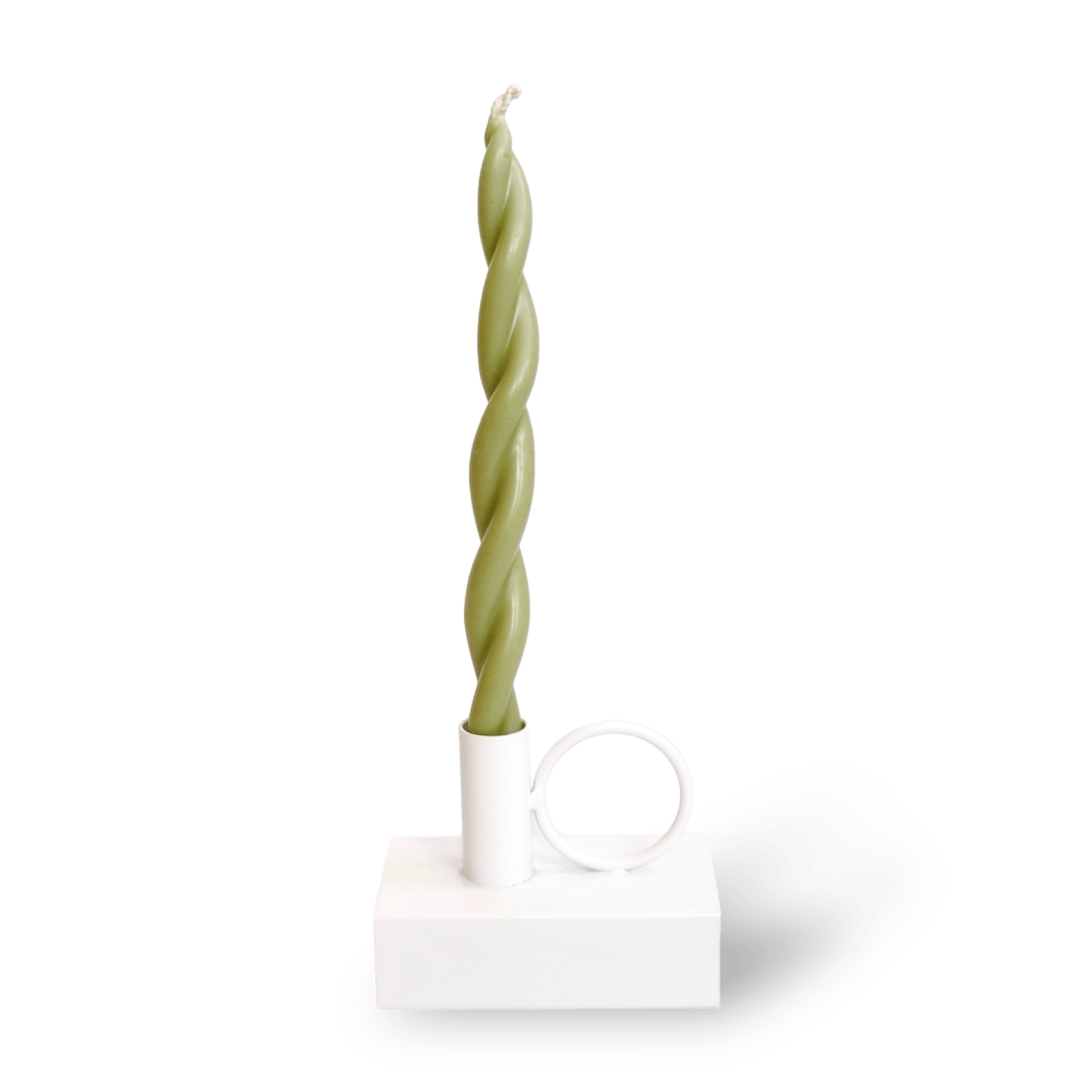 Wax Atelier · Wax Atelier Twisted Beeswax Candle · Sage | socius design in Rochester, MN