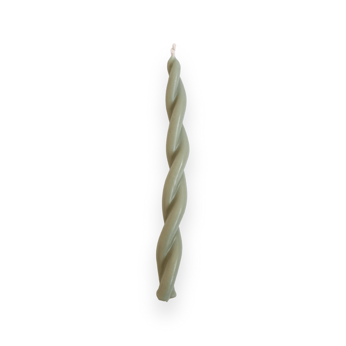 Wax Atelier · Wax Atelier Twisted Beeswax Candle · Sage | socius design in Rochester, MN