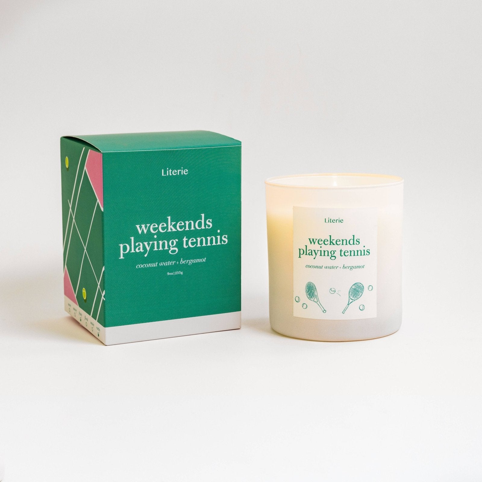 Literie · Weekends Playing Tennis | Fragrant Candle | socius design in Rochester, MN
