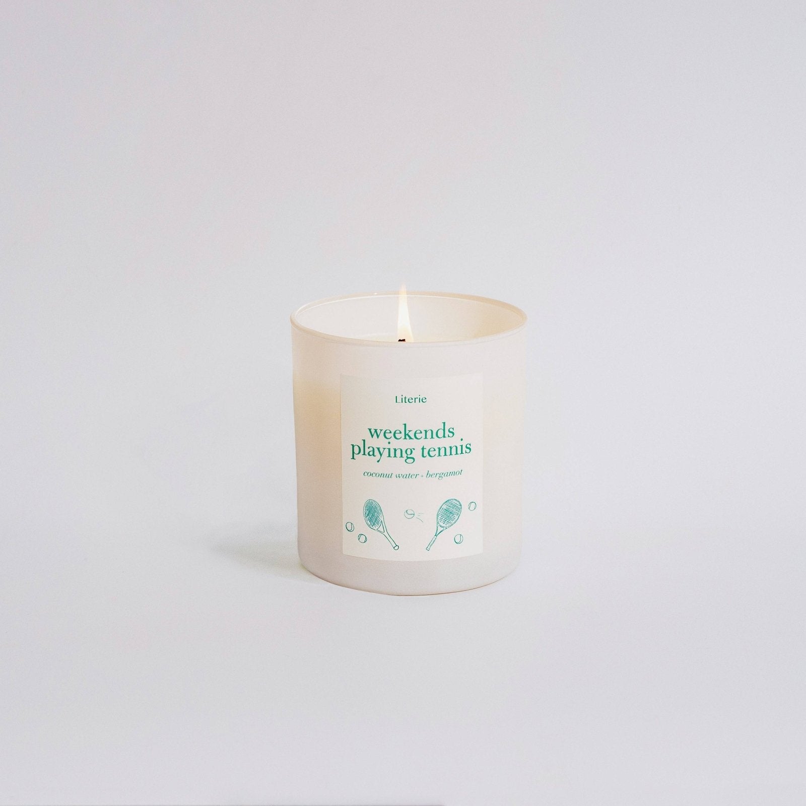Literie · Weekends Playing Tennis | Fragrant Candle | socius design in Rochester, MN