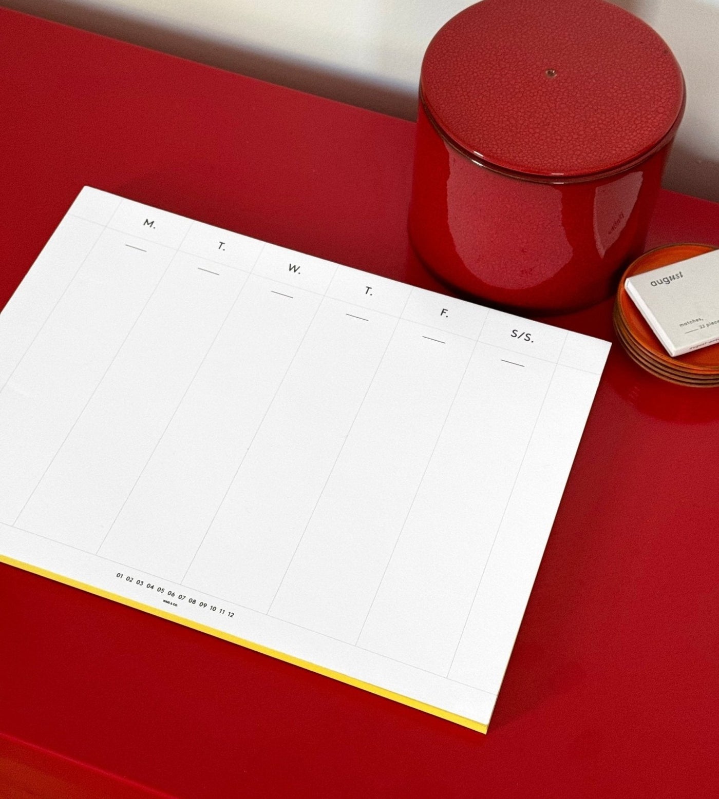 Wms&Co. · Weekly Desk Planner | socius design in Rochester, MN