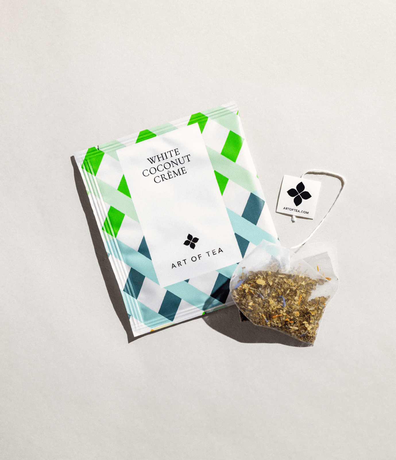 Art of Tea · White Coconut Crème Eco Teabag Sachets | socius design in Rochester, MN