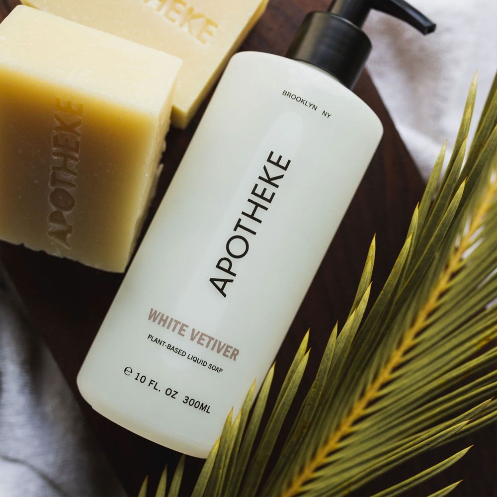 APOTHEKE · White Vetiver Liquid Soap | socius design in Rochester, MN
