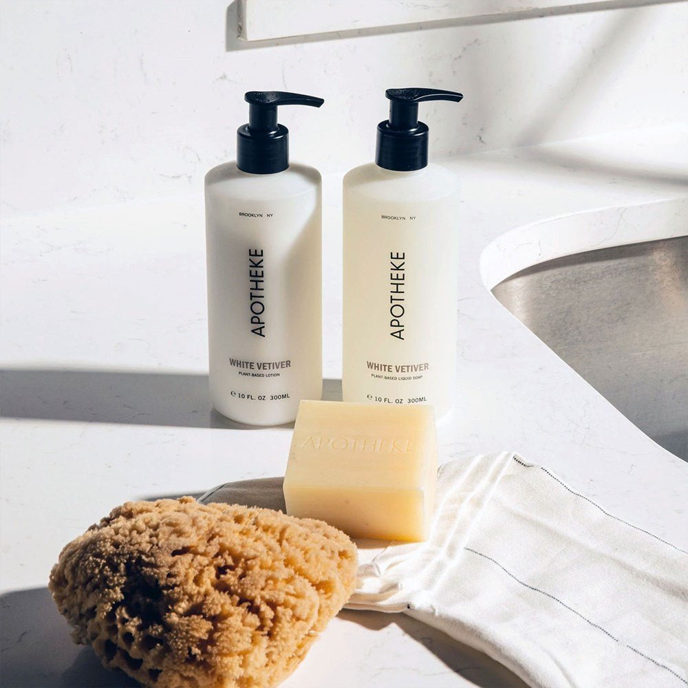 APOTHEKE · White Vetiver Lotion | socius design in Rochester, MN