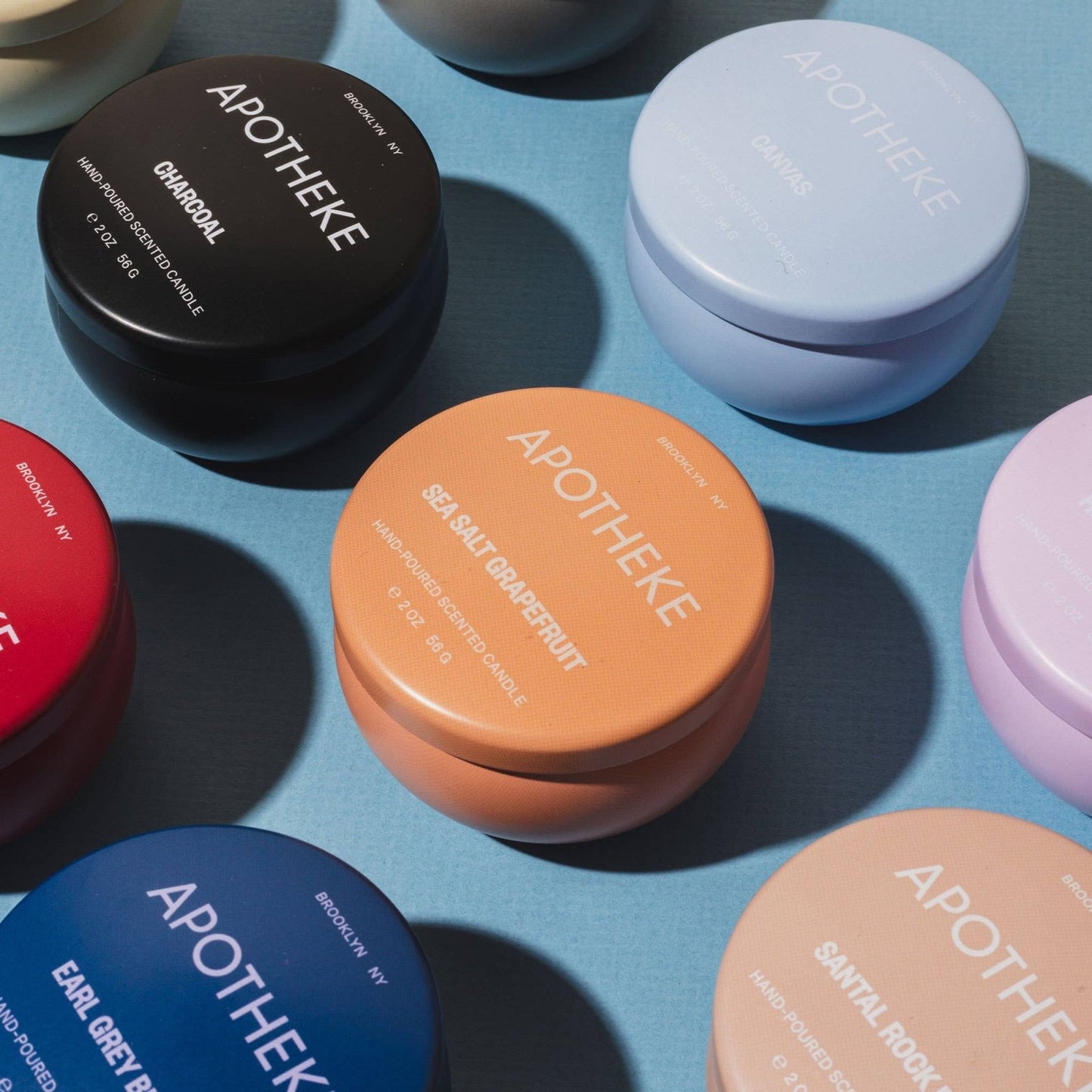 Apotheke · White Vetiver Mini Tin Candle | socius design in Rochester, MN