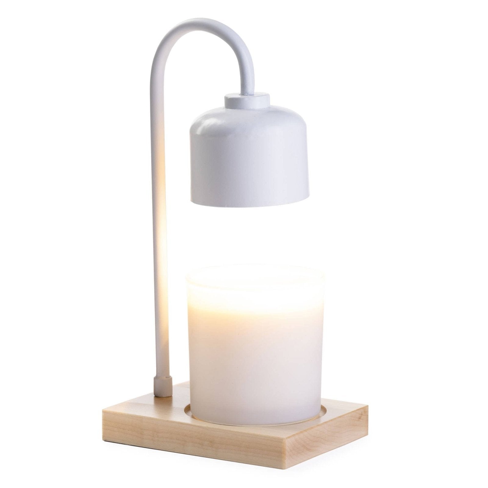 Candle Warmers Etc. · White & Wood Arched Candle Warmer Lamp | socius design in Rochester, MN