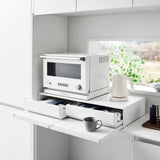 Yamazaki Home · Wide Steel Countertop Drawer with Pull - Out Shelf | socius design in Rochester, MN