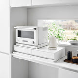Yamazaki Home · Wide Steel Countertop Drawer with Pull - Out Shelf | socius design in Rochester, MN