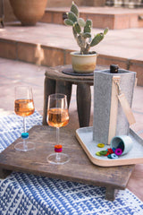Graf Lantz · Wine-O's Merino Wool Felt Wine Markers · Midcentury (Set of 12) | socius design in Rochester, MN