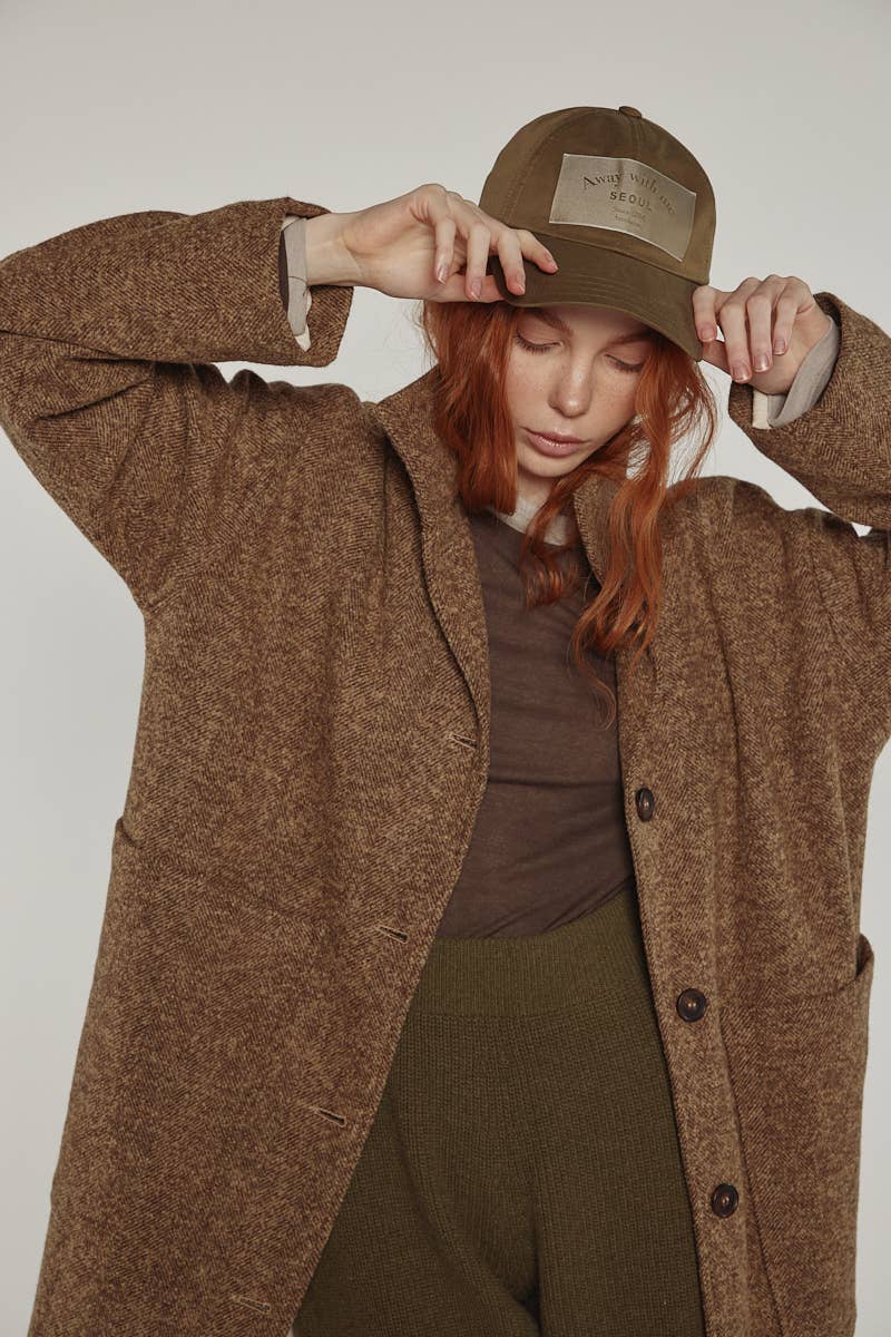 amente · Wool High - Neck Maxi Coat | socius design in Rochester, MN