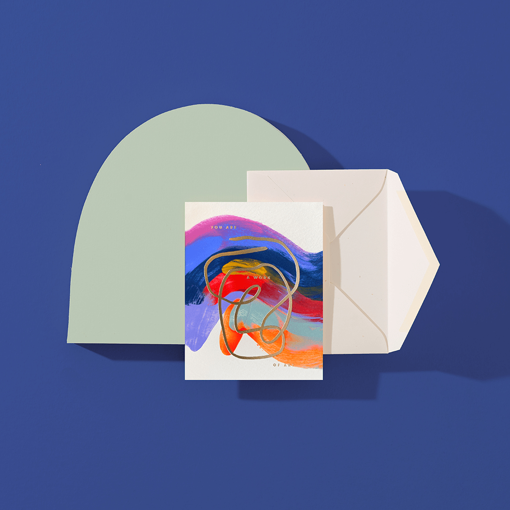 Moglea · “Work of Art” Notecard | socius design in Rochester, MN