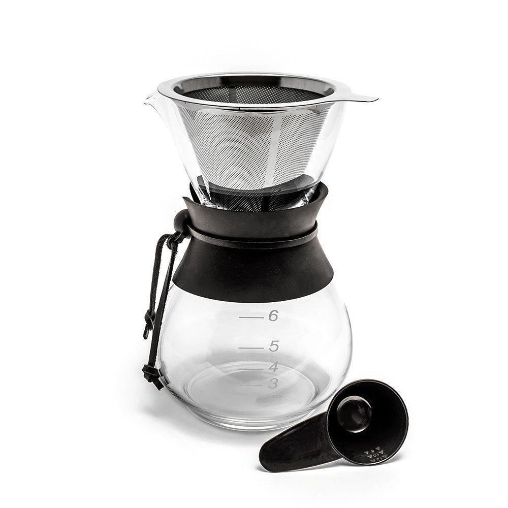Espresso Parts · Yama Glass Drip Pot Kit w/ Heat Sleeve - 30oz | socius design in Rochester, MN